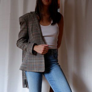 Trendy Plaid Blazer
